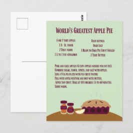 Das größte Apple Pie Rezept der Welt Postkarte