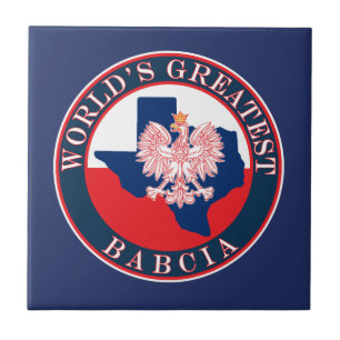 Das größte Babcia der Welt Fliese