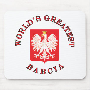 Das größte Babcia der Welt Mousepad