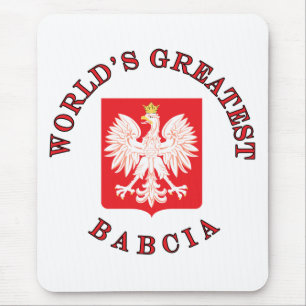 Das größte Babcia der Welt Mousepad
