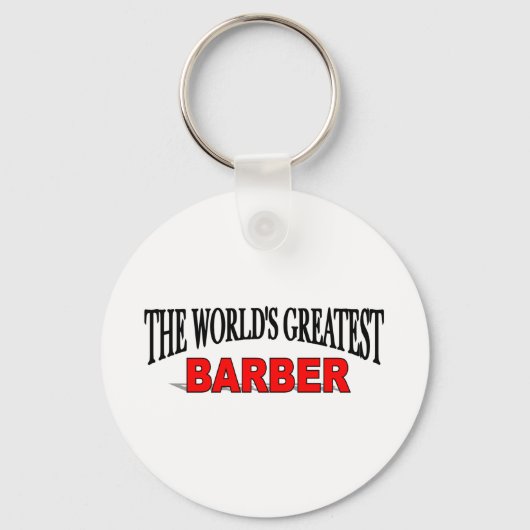 Das größte Barber der Welt Schlüsselanhänger (Vorderseite)