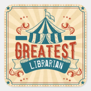 Das größte biblische Fun-Buchzeichen der Welt Quadratischer Aufkleber