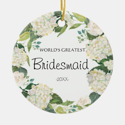 Das größte Bridesmaid-Ornament der Welt Keramik Ornament (Vorne)