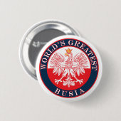 Das größte Busia der Welt Button (Vorne & Hinten)