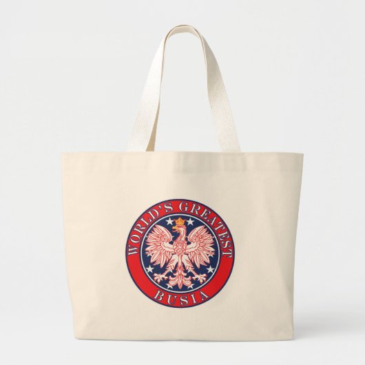 Das größte Busia der Welt Jumbo Stoffbeutel (Vorne)