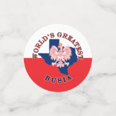 Das größte Busia der Welt Konfetti (Klein Vorderseite)