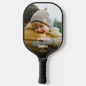 Das größte Daddy-Foto der Welt Pickleball Schläger (Rückseite)