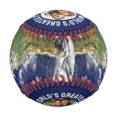 Das größte Foto des Vaters Planeten Erde Baseball (Rückseite)