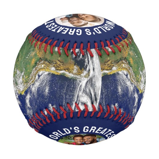Das größte Foto des Vaters Planeten Erde Baseball (Rückseite)
