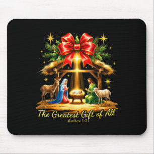 Das größte Geschenk aller Nativität Christen Chris Mousepad