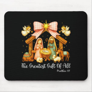 Das größte Geschenk aller Weihnachtskrippen christ Mousepad