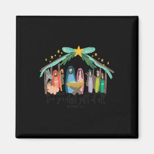 Das größte Geschenk für alle Weihnachts-Nativität  Magnet