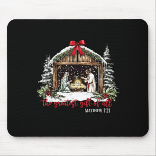 Das größte Geschenk von allen Jesus Baby Christlic Mousepad