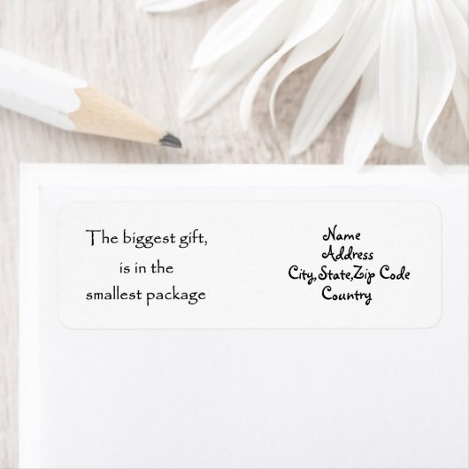 Das größte Geschenketikett (Insitu)