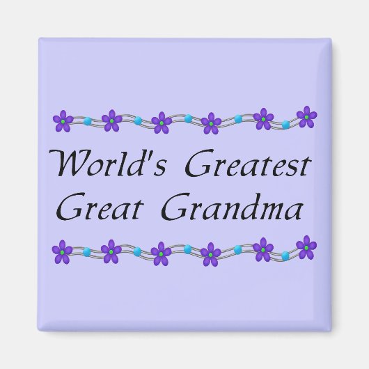 Das größte große Oma der Welt Magnet (Vorne)