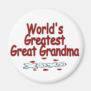 Das größte große Oma der Welt Magnet