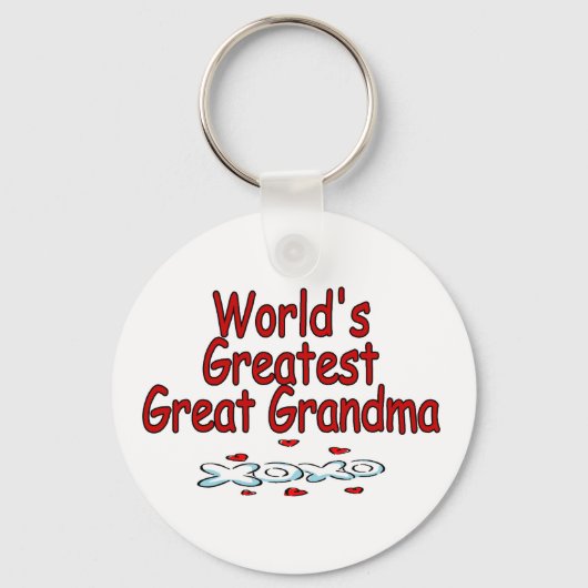 Das größte große Oma der Welt Schlüsselanhänger (Vorderseite)