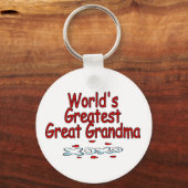 Das größte große Oma der Welt Schlüsselanhänger (Vorderseite)