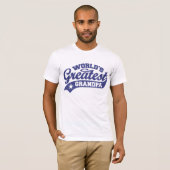 Das größte Großvater der Welt T-Shirt (Vorne ganz)