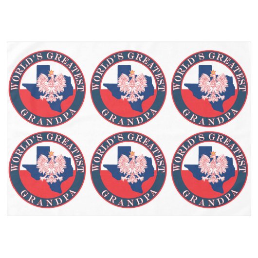 Das größte Großvater der Welt Tischdecke (Vorderseite (Horizontal))