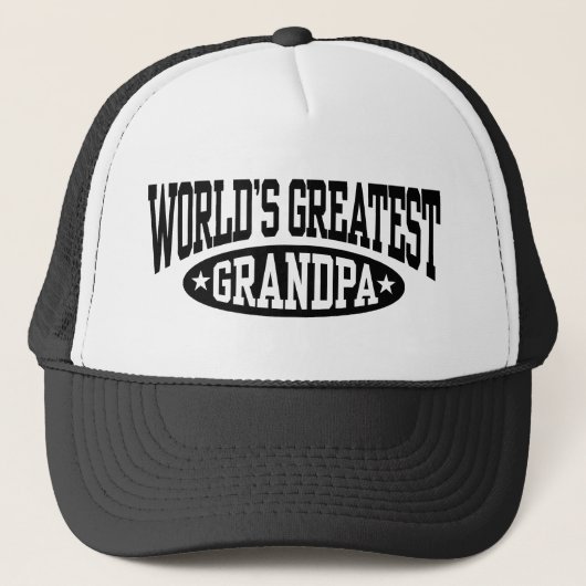 Das größte Großvater der Welt Truckerkappe (Vorderseite)