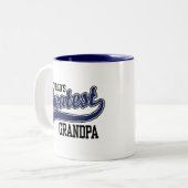 Das größte Großvater der Welt Zweifarbige Tasse (Vorderseite Links)