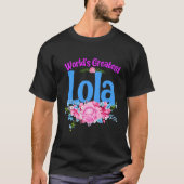 Das größte Lola-philippinische Oma der Welt T-Shirt (Vorderseite)