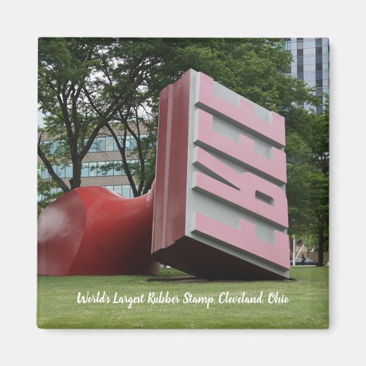 Das größte Magnet für die Briefmarke aus Gummi in  (Vorne)