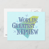 Das größte Nephew der Welt Postkarte (Vorne/Hinten)