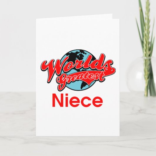 Das größte Nichte der Welt Karte (Vorderseite)