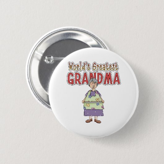 Das größte Oma der Welt Button (Vorne & Hinten)