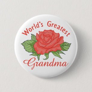 Das größte Oma der Welt Button
