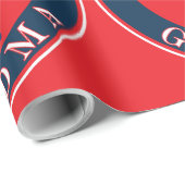 Das größte Oma der Welt Geschenkpapier (Rolleneckpunkt)