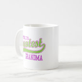 Das größte Oma der Welt Kaffeetasse (Vorderseite Links)