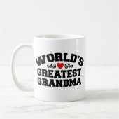 Das größte Oma der Welt Kaffeetasse (Links)