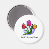Das größte Oma der Welt Magnet (Vorderseite/Rückseite)