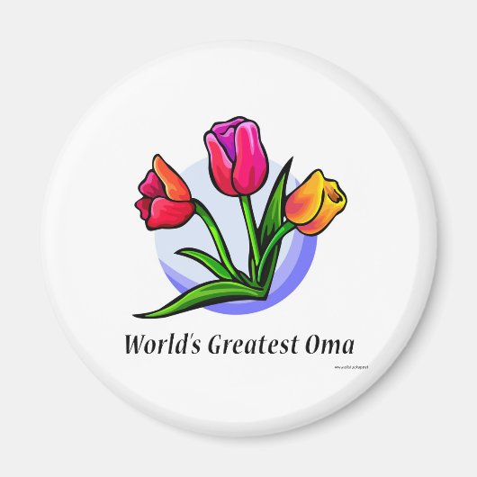 Das größte Oma der Welt Magnet (Vorne)