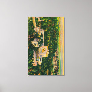 Das größte Organ der Welt im Freien Leinwanddruck