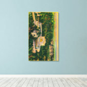 Das größte Organ der Welt im Freien Leinwanddruck (Insitu (Holzboden))