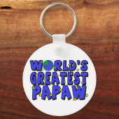 Das größte Papa der Welt Schlüsselanhänger (Vorderseite)