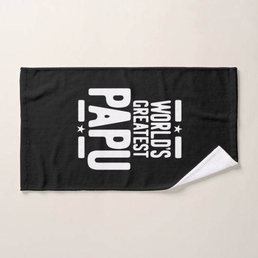 Das größte Papu-Vater-Geschenk der Welt Handtuch (Handtuch)