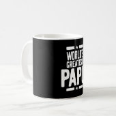 Das größte Papu-Vater-Geschenk der Welt Kaffeetasse (Vorderseite Links)