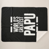 Das größte Papu-Vater-Geschenk der Welt Sherpadecke (Vorderseite (Horizontal))