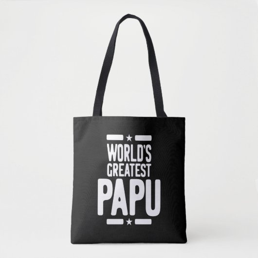 Das größte Papu-Vater-Geschenk der Welt Tasche (Vorderseite)