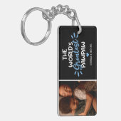 Das größte Pawpaw-Foto der Welt - Keepake Schlüsselanhänger (Vorderseite links)