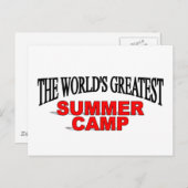 Das größte Sommerlager der Welt Postkarte (Vorne/Hinten)