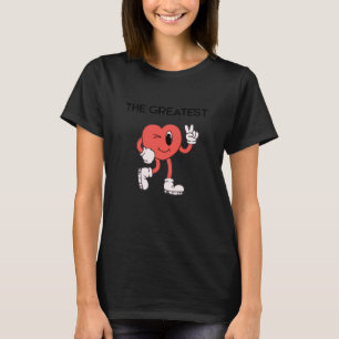 Das Größte - Süßes Herz Grafik T-Shirt