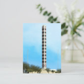 Das größte Thermometer der Welt Postkarte (Stehend Vorderseite)