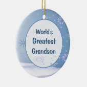 Das größte Weihnachtsgranatwerk der Welt Keramik Ornament (Rechts)