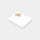 Das grouchy Taco Post-it Klebezettel (angewinkelt)